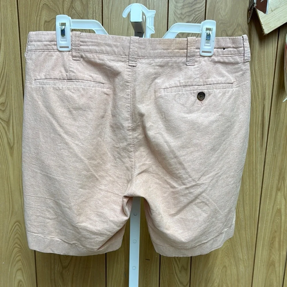 Men's J Crew Gramercy Bermuda Orange Shorts 32W